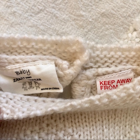 🛑SOLD🛑 HTF Zara Babygirl knit wear fall sweater - Picture 6 of 7